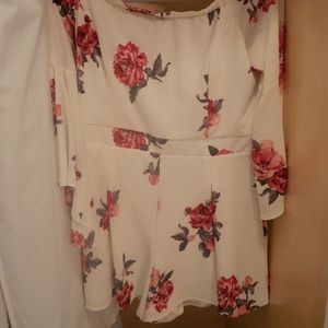 Off the shoulder romper